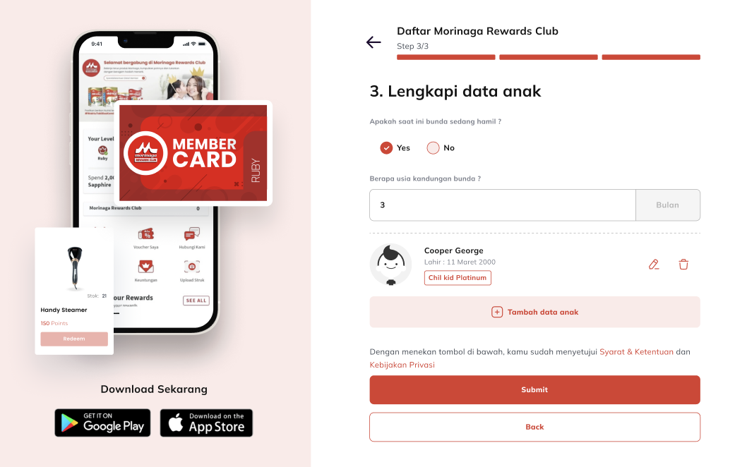 Morinaga Rewards Club screenshot 3