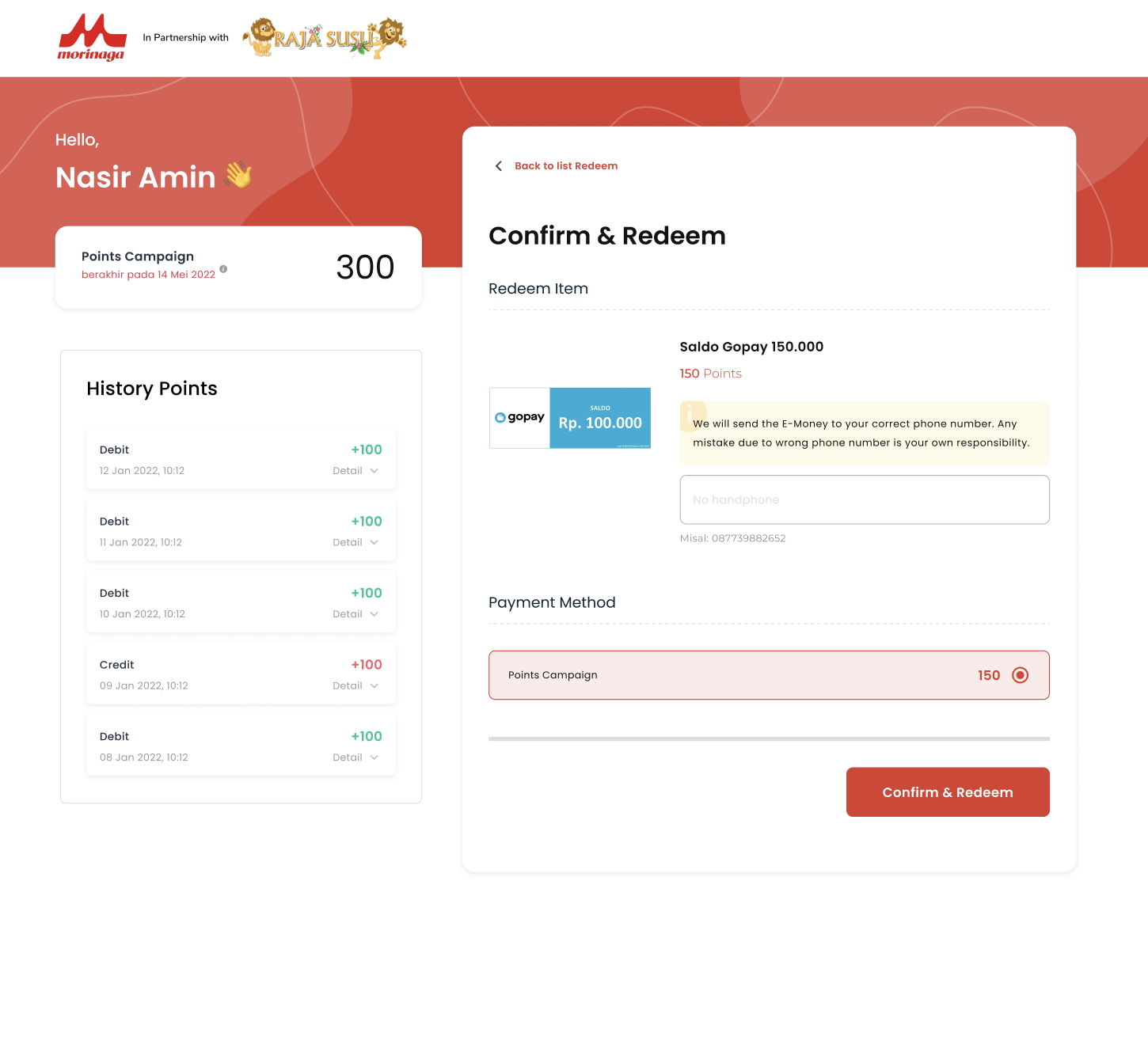 Morinaga Rewards Club screenshot 5