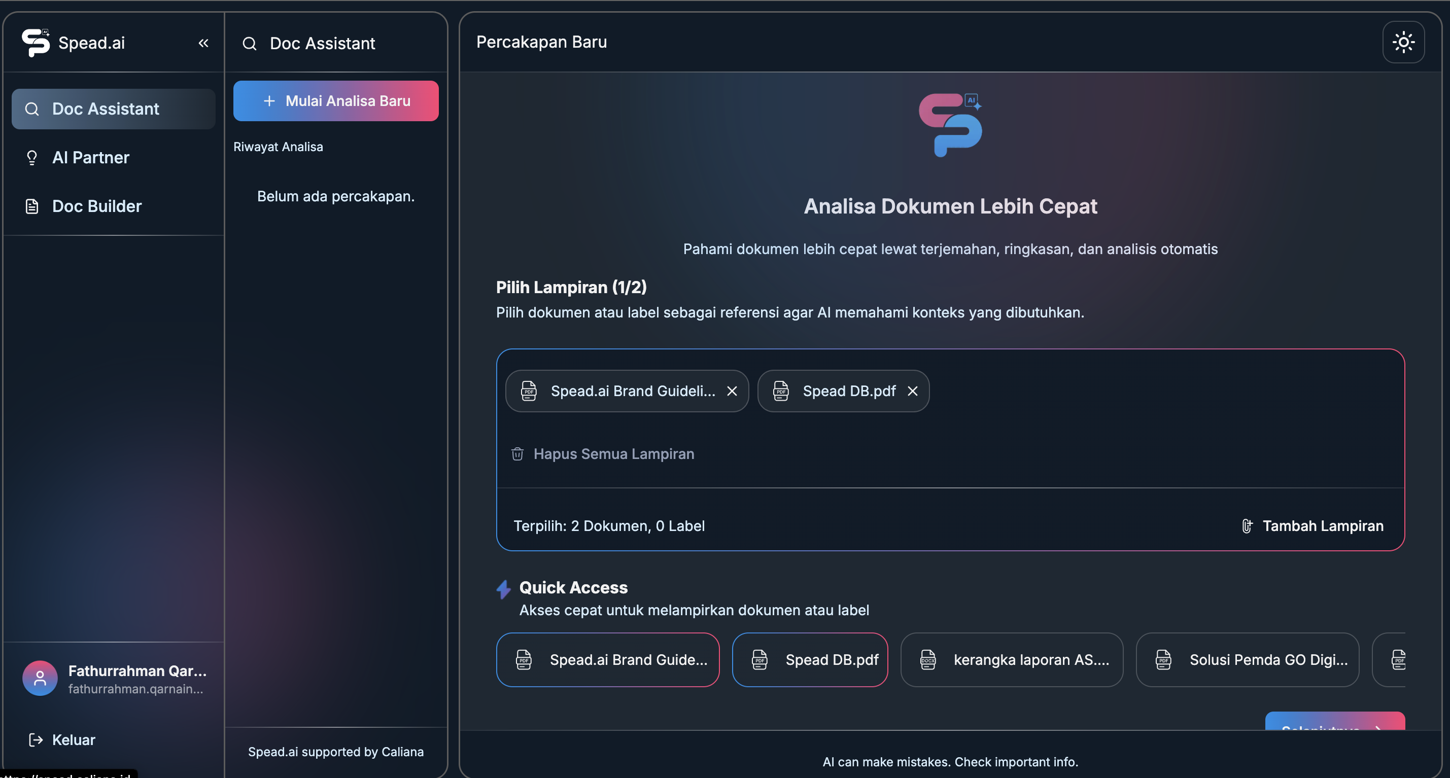 SPEAD AI - Enterprise AI Chat Platform screenshot 2