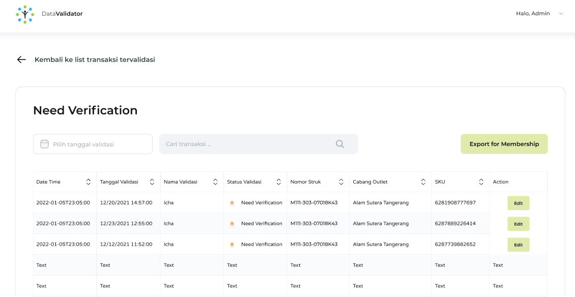 TadaTools Validator preview 3