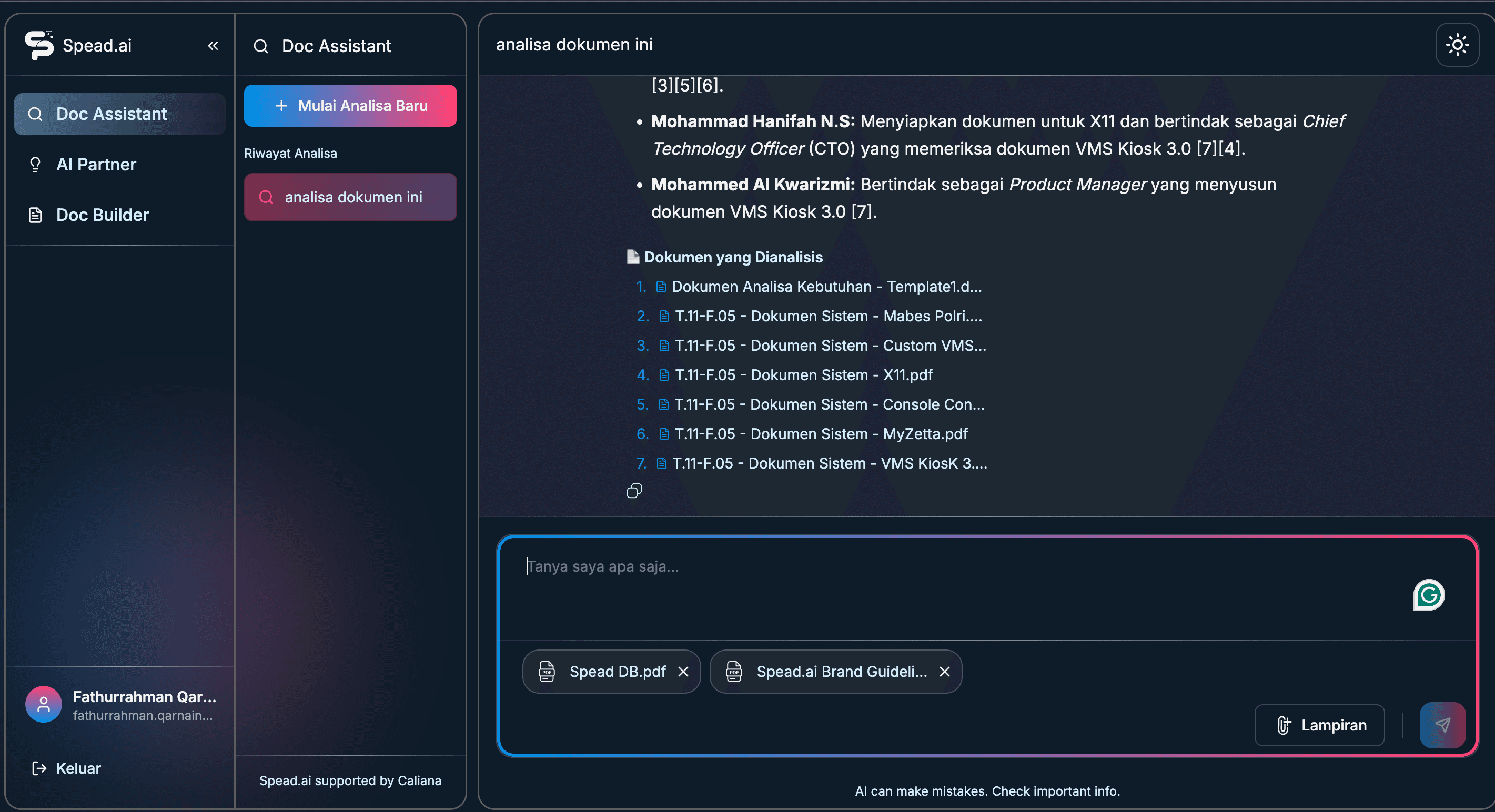 Spead AI — Enterprise AI Assistant Platform preview 3