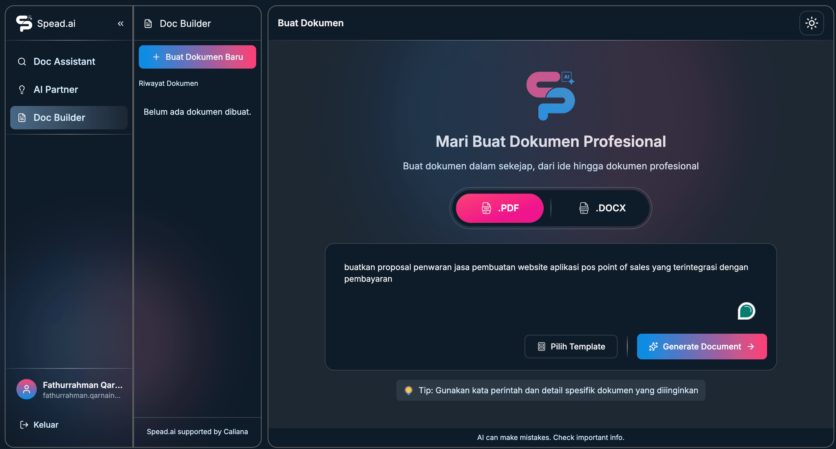 Spead AI — Enterprise AI Assistant Platform preview 4