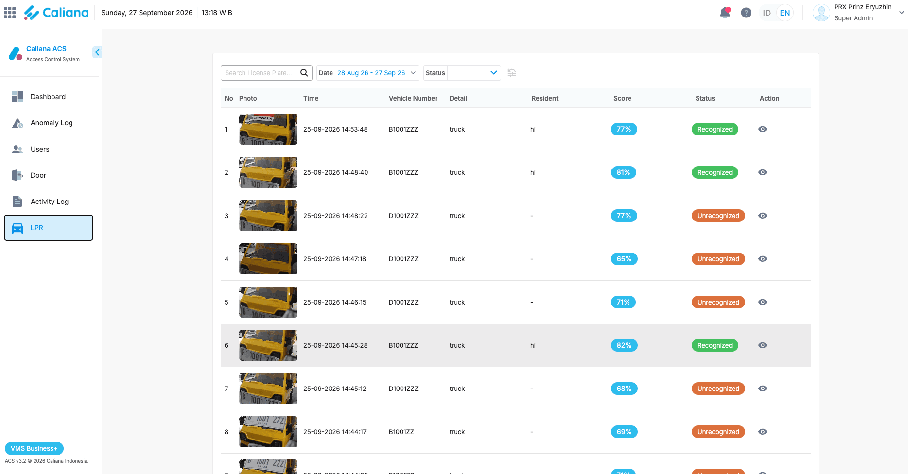Caliana VMS Backoffice (Visitor Management System Revamp) preview 11