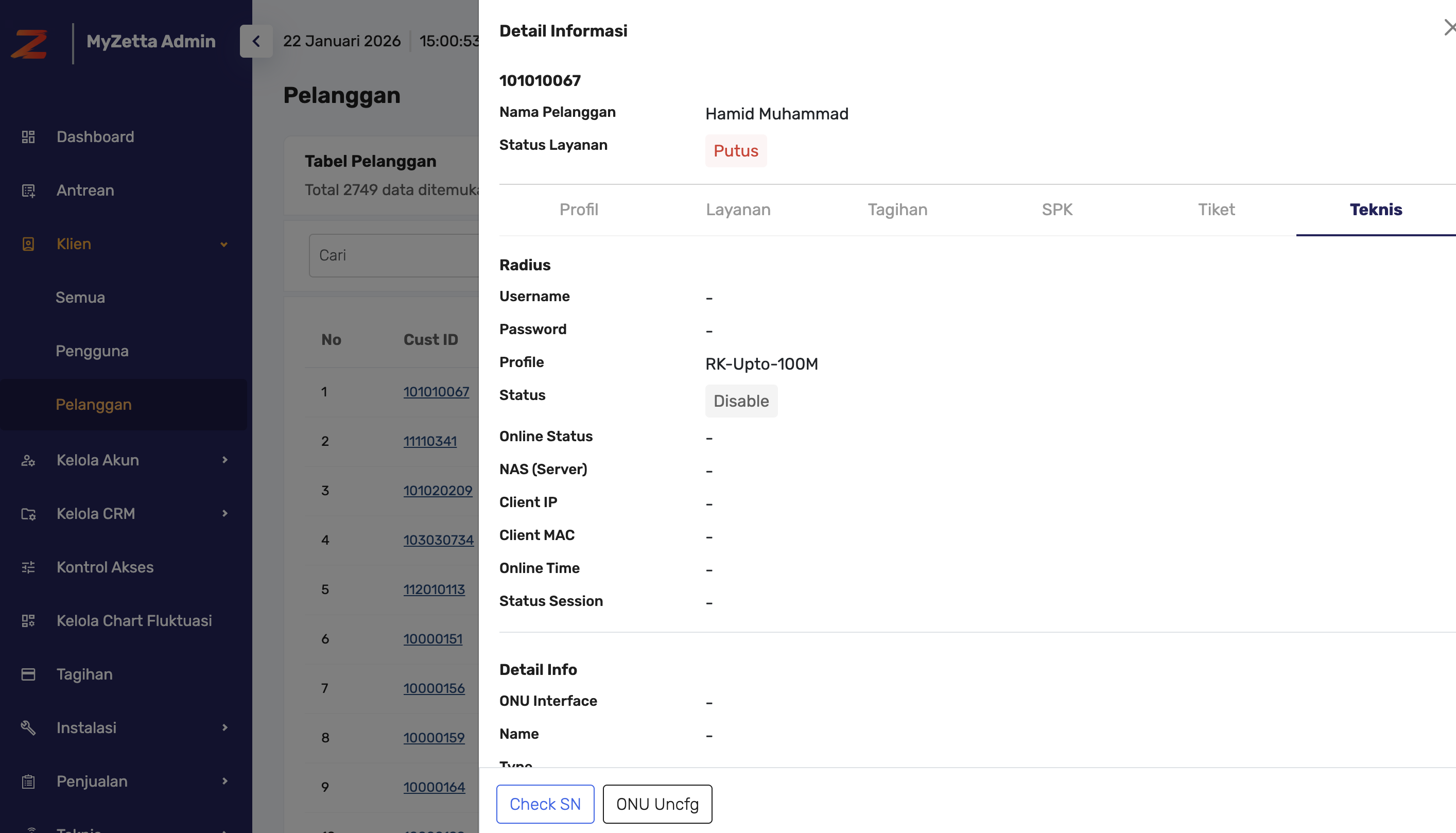 MyZetta Backoffice (ISP Admin Dashboard) screenshot 6